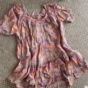 Free People plaid dress